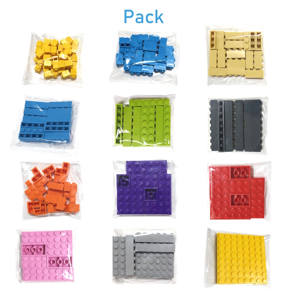 Bộ 200 2X4 Chấm Tự Làm Các Khố - đánh giá và giá Lego Set Creator