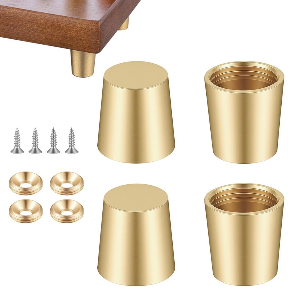 4pcs Brass Cutting Board Feet  - đánh giá và giá Display Risers Set