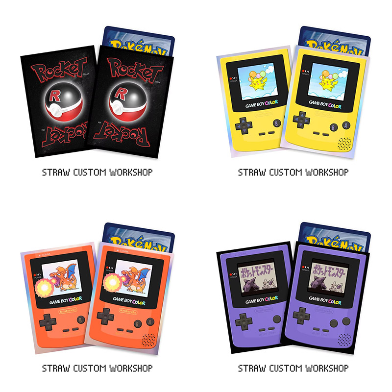 65Pcs/Set Anime Game PTCG Kawa - đánh giá và giá Card Penny Sleeve