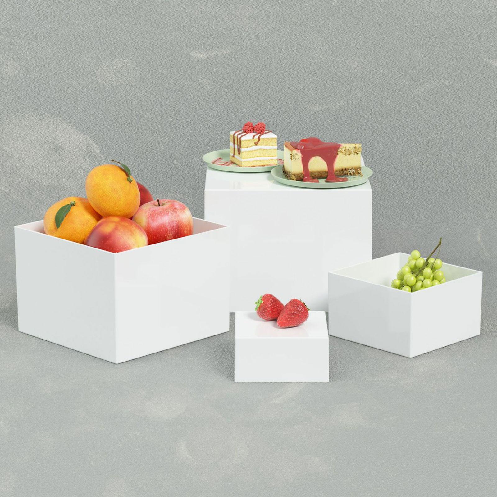 TQH 7Pcs Buffet Riser Dessert  - đánh giá và giá Display Risers Set