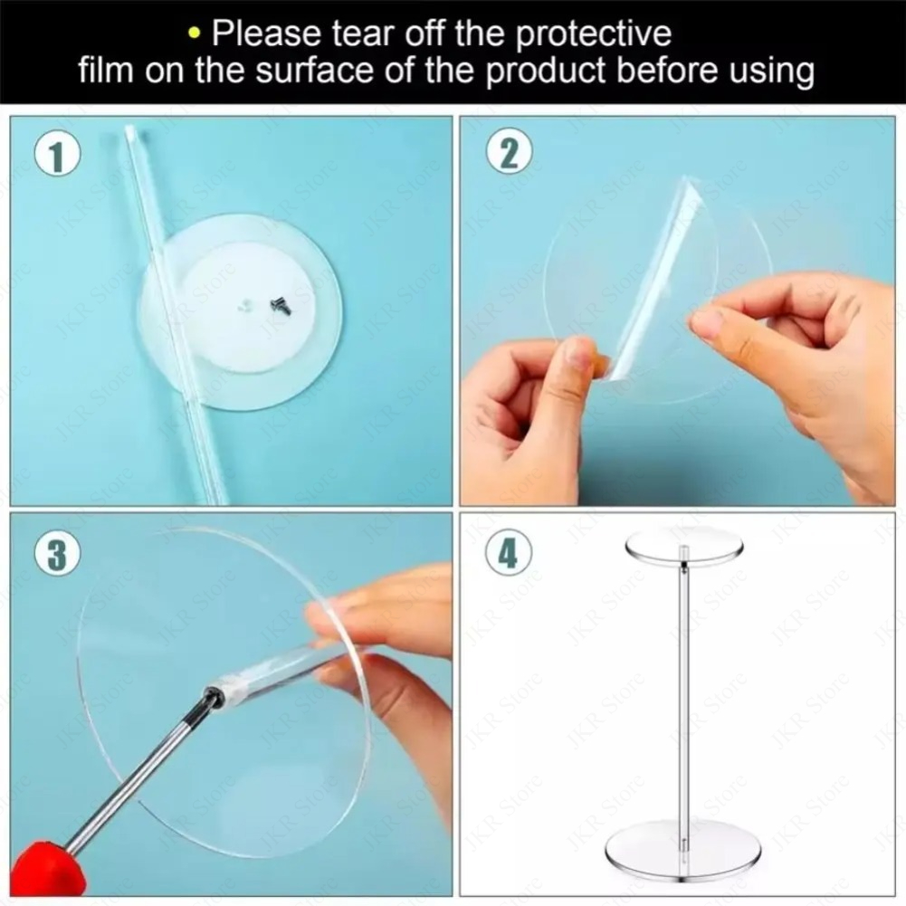 Easy to Clean Acrylic Display  - đánh giá và giá Display Risers Set
