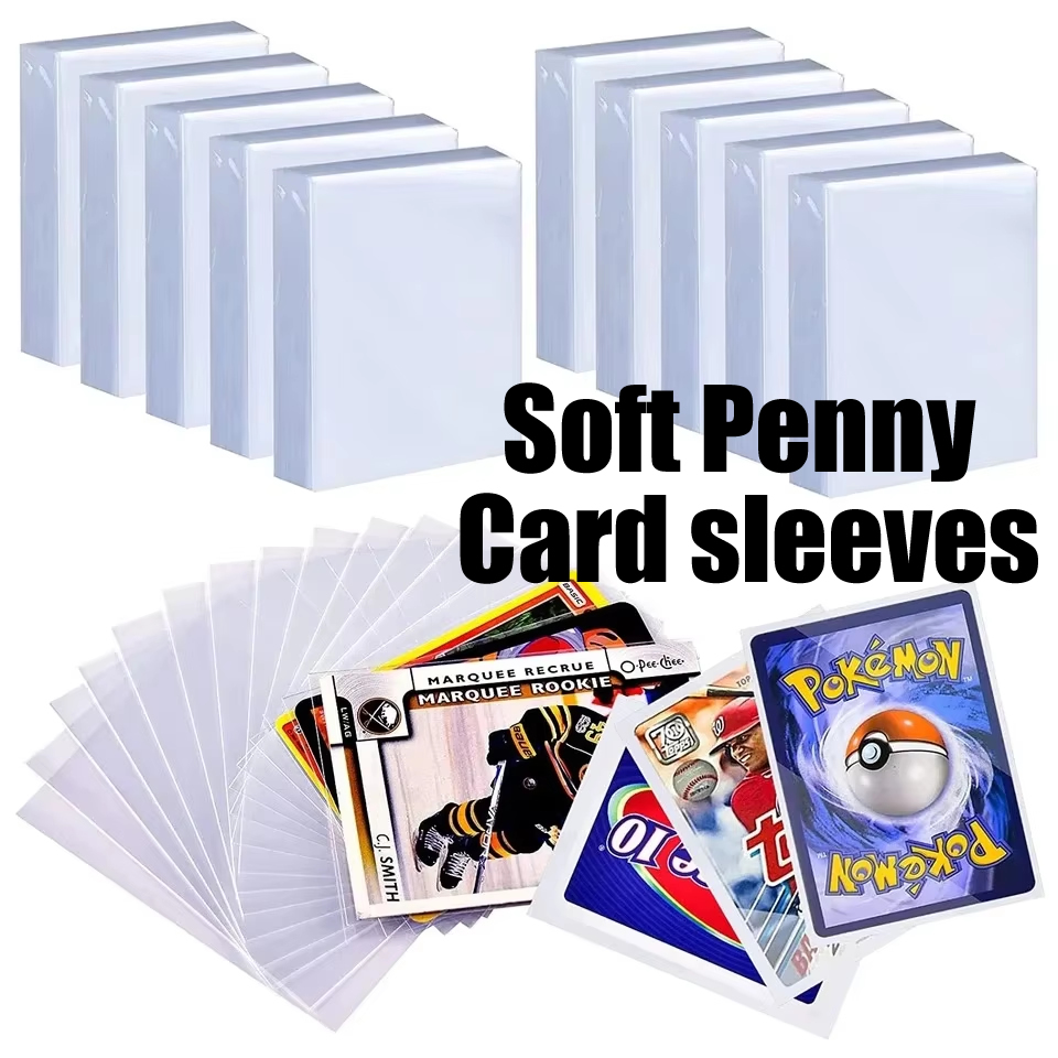 100-600pcs Card Sleeves Hard S - đánh giá và giá Card Penny Sleeve